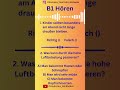 B1 hören #goetheexam #goetheinstitut #goethezertifikat #goetheprüfung #hörenb1 #shorts #sendung