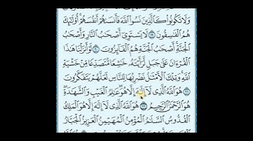 سورة الحشر لمراجعة الحفظ بصوت المنشاوي الصفحة 458