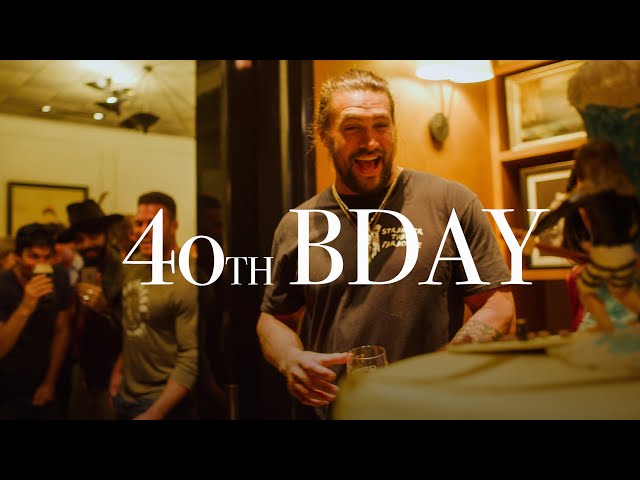 Jason Momoa S Friends Throw Him A Surprise Birthday Party People Com