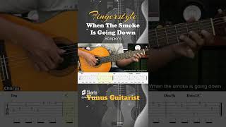 When the Smoke Is Going Down - Scorpions - Fingerstyle Guitar Tutorial + TAB #fingerstyleguitar
