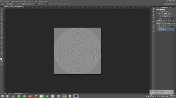 How to create Concentric circles with patterns in Photoshop CS6