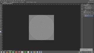 How to create Concentric circles with patterns in Photoshop CS6