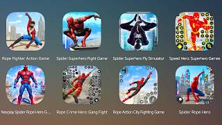 Rope Fighter Action,Spider Superhero Fight Game,Spider Rope Hero,Speed Hero Superhero,Rope CrimeHero screenshot 2