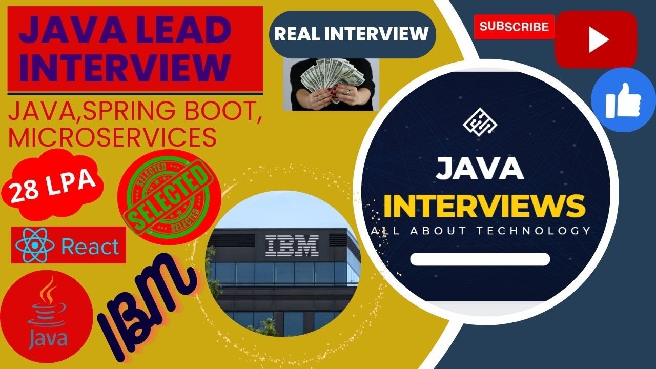 IBM interview Questions | 28 LPA Selected |Java Interview Questions | Java 8 Stream | Microservices