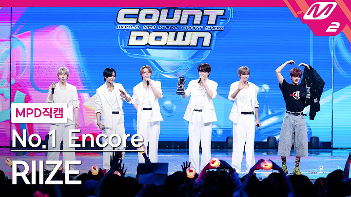 [MPD직캠] 라이즈 1위 앵콜 직캠 4K 'Boom Boom Bass' (RIIZE FanCam No.1 Encore) | @MCOUNTDOWN_2024.6.27