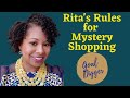 Mystery shopping  ritas 5 rules for mystery shopping reports