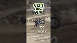 Jimmy Fitzpatrick&#39;s 1st backflip to dirt #motocross #fmx