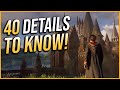 40 Details Harry Potter Fans Need to Know About Hogwarts Legacy!