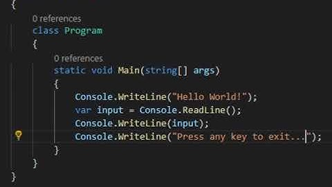 C# Read User Input | Console