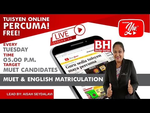 MUET & ENGLISH MATRICULATION, LISTENING TRICKS BY MADAME VINA #02