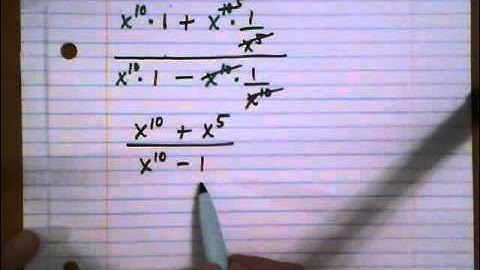 Simplify complex fraction - 3