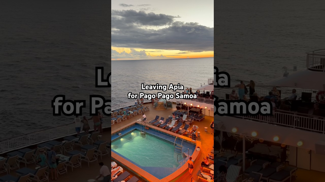 Samoa 🏝️ sunset! 🌅