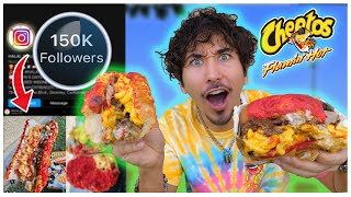 Eating At The Most POPULAR Instagram Restaurant... (WEIRDEST FOOD COMBOS) *PART 2*