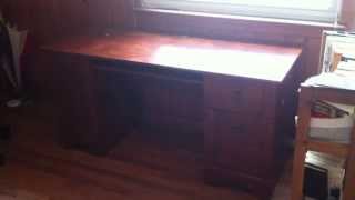 Staples office desk assembly service video in DC MD VA by Furniture Assembly Experts LLC video by Furniture Assembly Experts LLC. check out this executive office desk by Sauder furniture from staples business assembled
