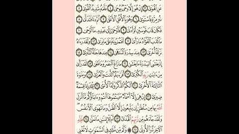 القارئ إسلام صبحي ماتيسر من سورة النجم من الآيه ١ إلى الآيه ٢٦