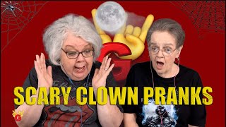 2RG REACTION: SCARY CLOWN PRANKS - Two Rocking Grannies Reaction!