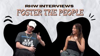 RHW x Foster The People: Newest Album, Touring Experience and More