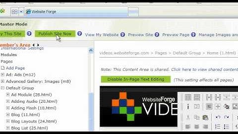 Edit Header Of Website - Websiteforge Ecommerce Website