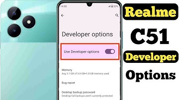 how to enable developer options on realme c51 || Realme c51 me developer options kaise on kare ||