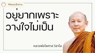 หลวงพ่อไพศาล วิสาโล - อยู่ยากเพราะวางใจไม่เป็น