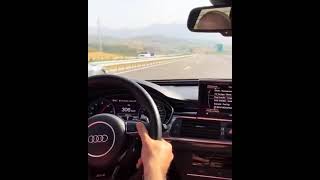 Audi Vs Nissan GTR 35 #audi #gtr #topspeed Resimi