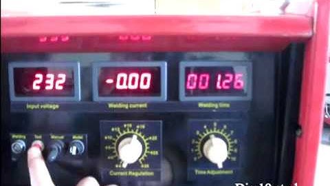 Operation of stud welder 02