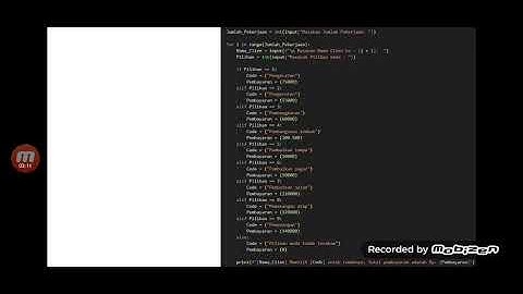 Program Daftar Jenis Pekerjaan dan Biaya Proyek. Belajar Kodingan 