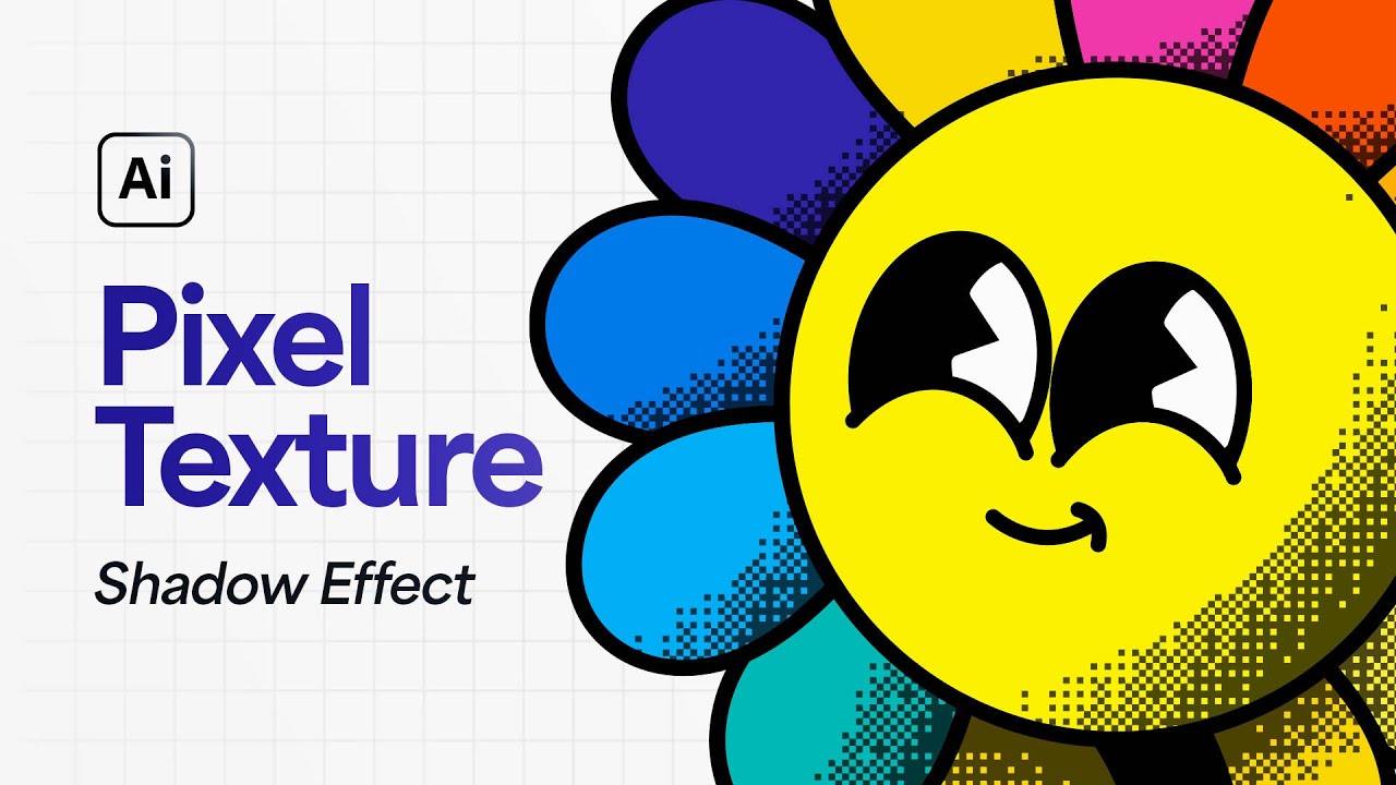 Pixel Shadow Effect | Adobe Illustrator - YouTube