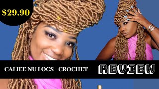 Best Protective Hairstyle w/ Caliee Nu Locs - Strawberry blonde || Amazon