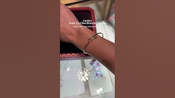 Cartier Juste Un Clou Small Bracelet Try On & Love Ring Sizes #cartierjusteunclou #cartierlovering