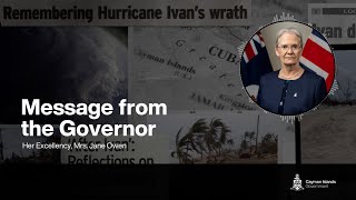 Message from the Governor | Hurricane Ivan 20th Anniversary