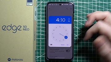 Motorola Edge 50 Neo How to Change Date & Time