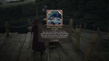 Hogs Head Docks - Hogsmeade Field Guide Page19 - Hogwarts Legacy