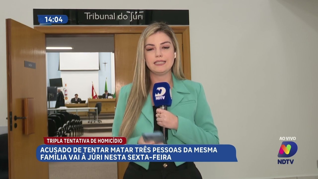 Júri popular em Chapecó julga acusado de tentar matar adolescente em 2022