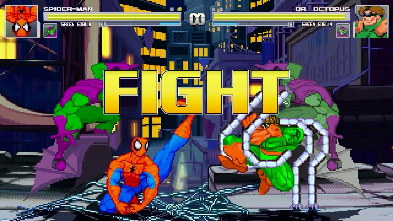 AN Mugen Request #220: Spider-Man & Goblin VS Goblin & Doctor Octopus