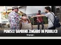 Punisce un bambino zingaro in pubblico le reazioni dei passanti esperimento sociale