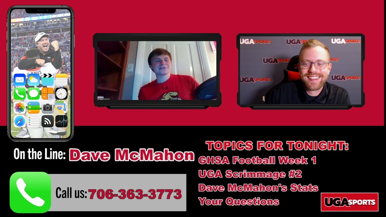 UGASports Call-In Show: GHSA Football Is Back & UGA Scrimmage Notes