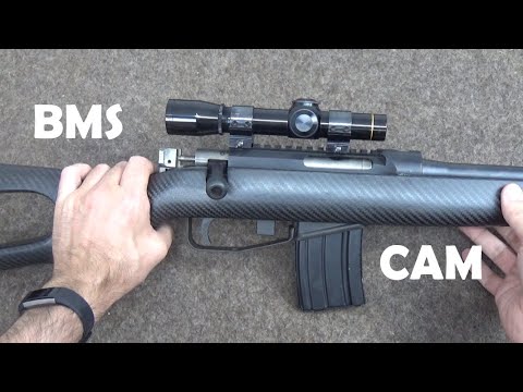 BMS CAM rifle: a turnbolt built around an AR15 bolt head and barrel extension!