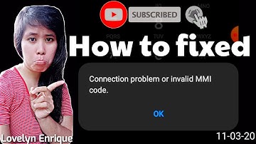 How to fixed connection problem or MMI code |Lovelyn Enrique
