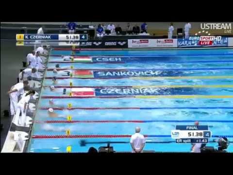 Konrad Czerniak mistrzem Europy 100m stylem motylkowym ME Berlin 2014