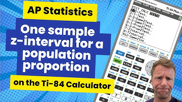 AP Stats Review: How to use Calculator for One Sample z-Interval