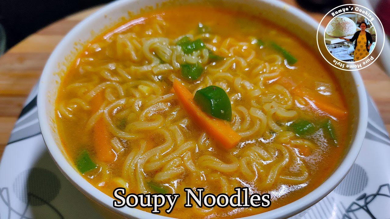 Soupy Noodles Recipe in Tamil How To Make Soupy Noodles Recipe in