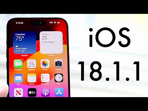 iOS 18.1.1 Has