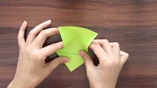 Create frog with paper