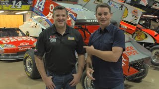 Tony Stewart shows off his absurd car collection to Jeff Gordon | Around the Track