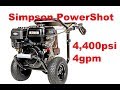 SIMPSON PowerShot 4400-PSI 4-GPM Pressure Washer - Very Powerful