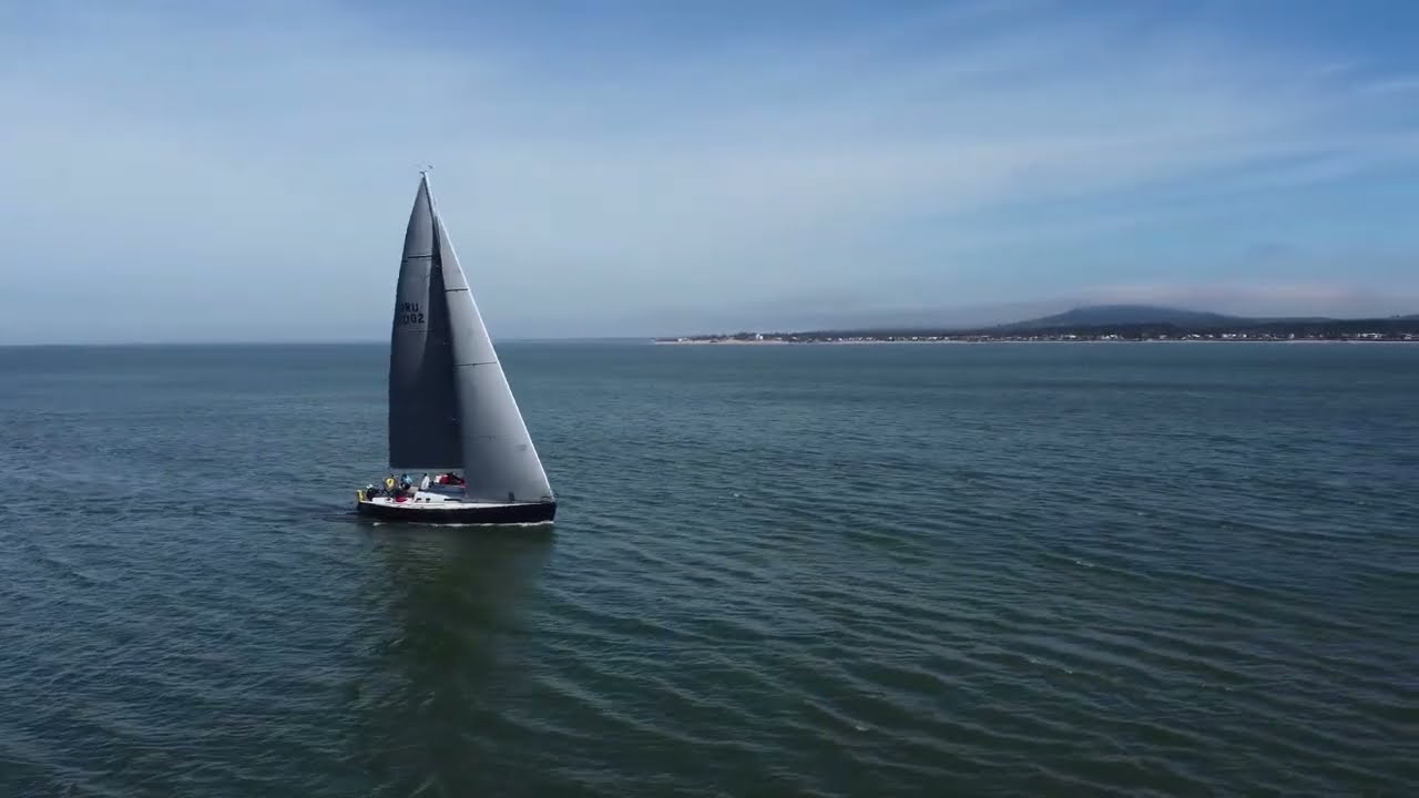 Yacht Club Uruguayo - Circuito Del Este 2022 - Piriapolis - Sailing Drone Shots & Water Sounds