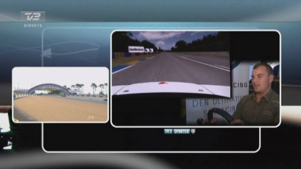 En omgang på virtuel Le Mans med Casper Elgaard