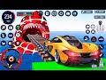 Mega ramp car stunt master simulator  gt impossible sport car racing  android gameplay