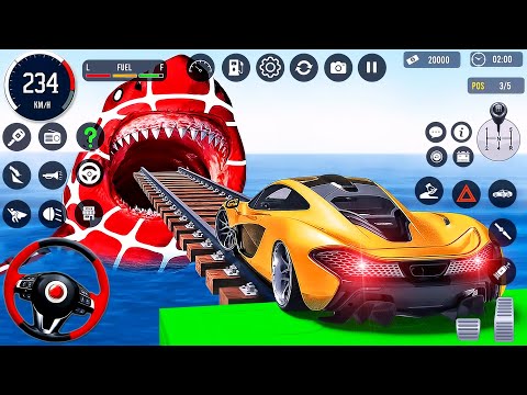 Mega Ramp Car Stunt Master Simulator - GT Impossible Sport Car Racing - Android GamePlay